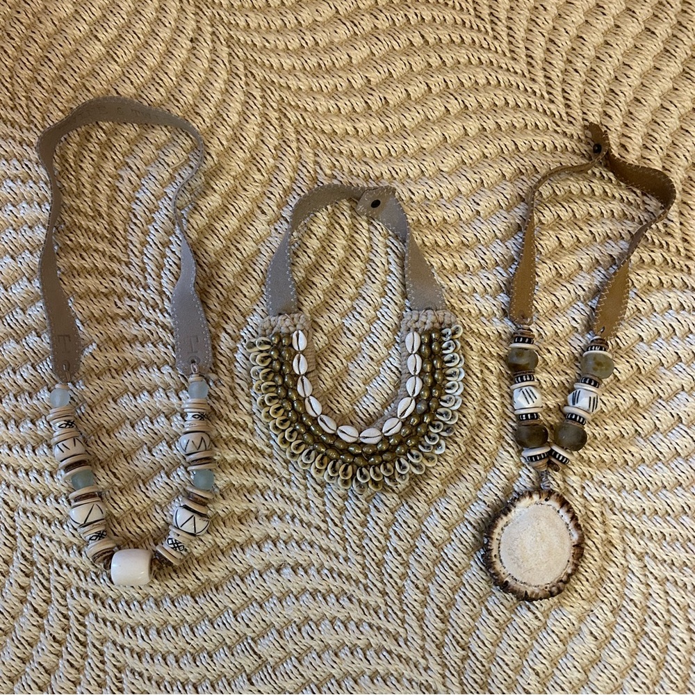 Lot of 3 Twine & Twig Necklaces
